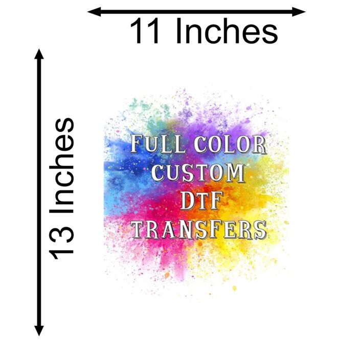 13 X 11 Full Colour DTF Transfer Thumbnail