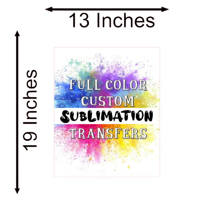 13X19 Full Colour Sublimation Transfer Thumbnail